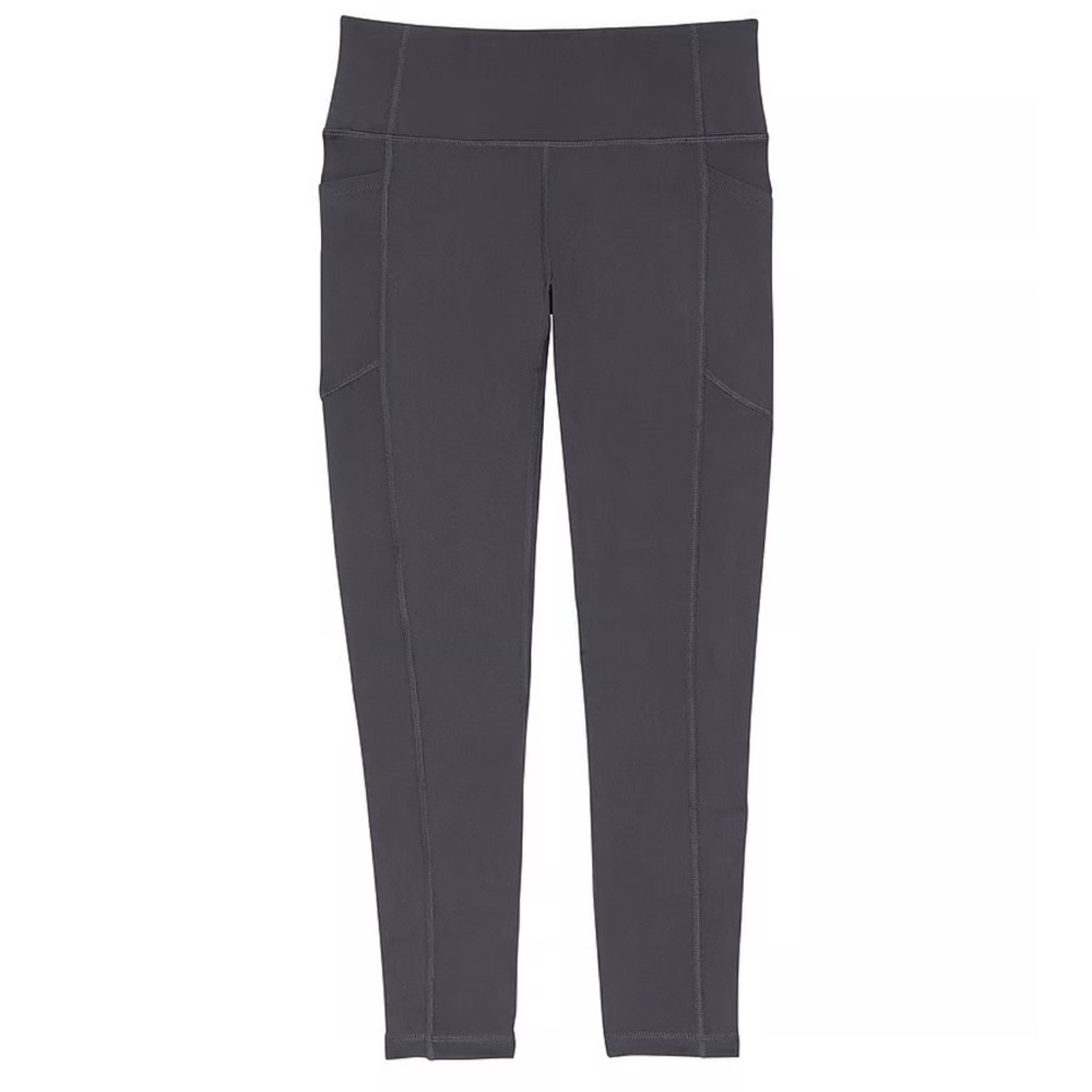 NWT VICTORIA’S SECRET Essential High-Rise Pocket Leggings-GREY ONYX, Small-Short